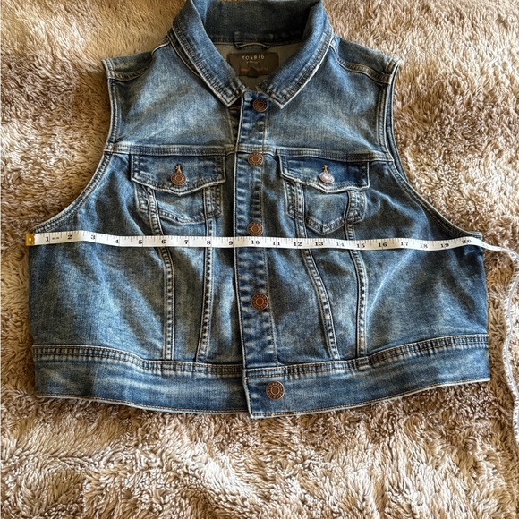 Torrid Blue Denim Vest - Picture 5 of 8